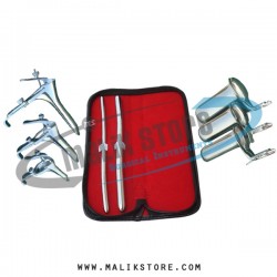 Hegar uterine dilator set 2pieces 7-8, 11-12, grave 3pcs, collin 3pcs
